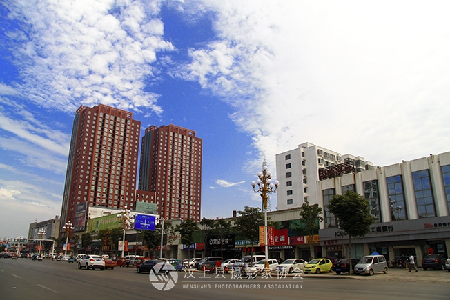 汶上街景之中都大街