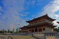汶上建筑摄影之红楼蓝天