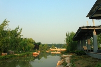莲花湖的河