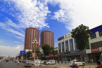 汶上街景之中都大街