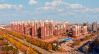 航拍汶上东关新社区