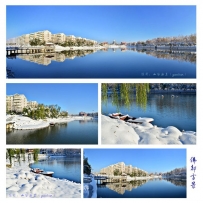 佛都长乐湖雪景