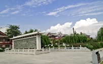 汶上街景之礼佛大道南端