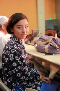 汶上抗战胜利70周年合唱大赛上遇到的气质美女